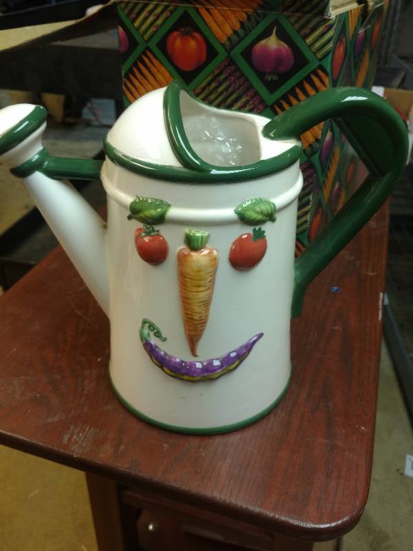 lot 165 image: Department 56 Watering Can Pitcher
