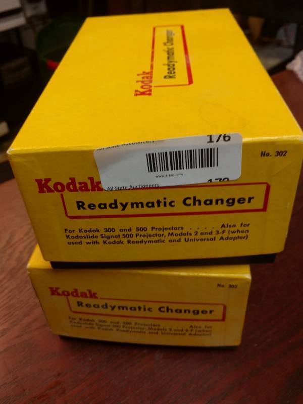 lot 176 image: Two Vintage Kodak Readymatic Changers