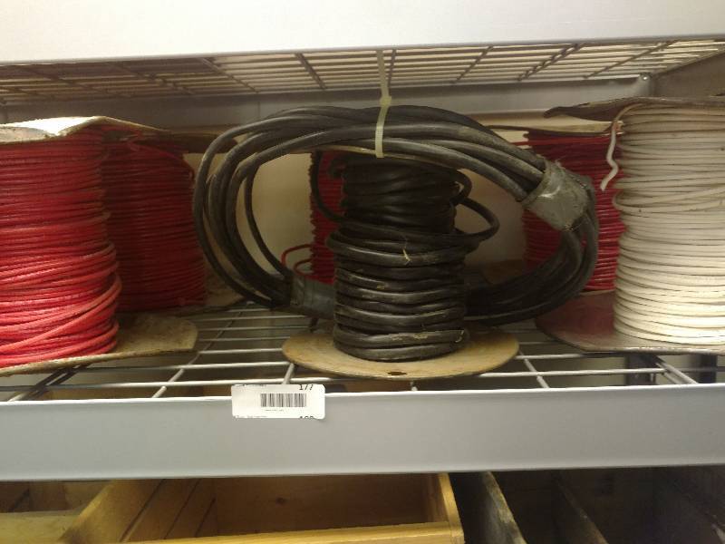 lot 177 image: Partial Spools of Electrical Wire and Sprinkler Wire