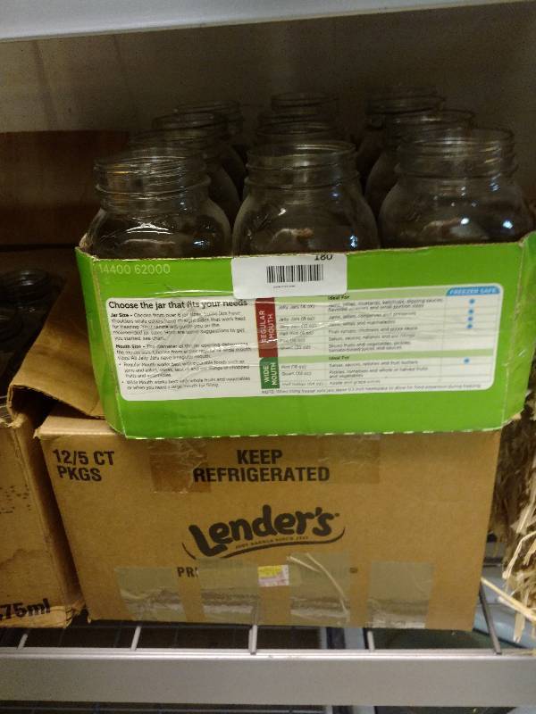 lot 180 image: Canning Jars