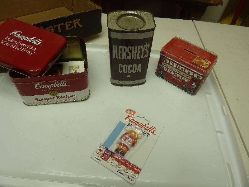 lot 196 image: Collectible Metal Tins