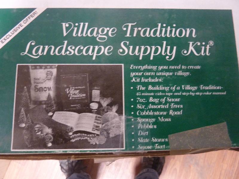 lot 294 image: Snow Village Landscape Kit