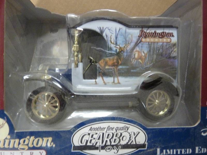lot 298 image: Remington Deer Truck Bank 1912 Ford