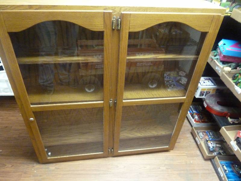 lot 343 image: Glass Front Cabinet