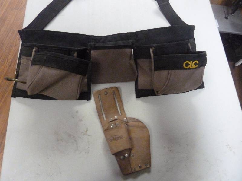 lot 333 image: New Tool Belt and Leather Toll Holder