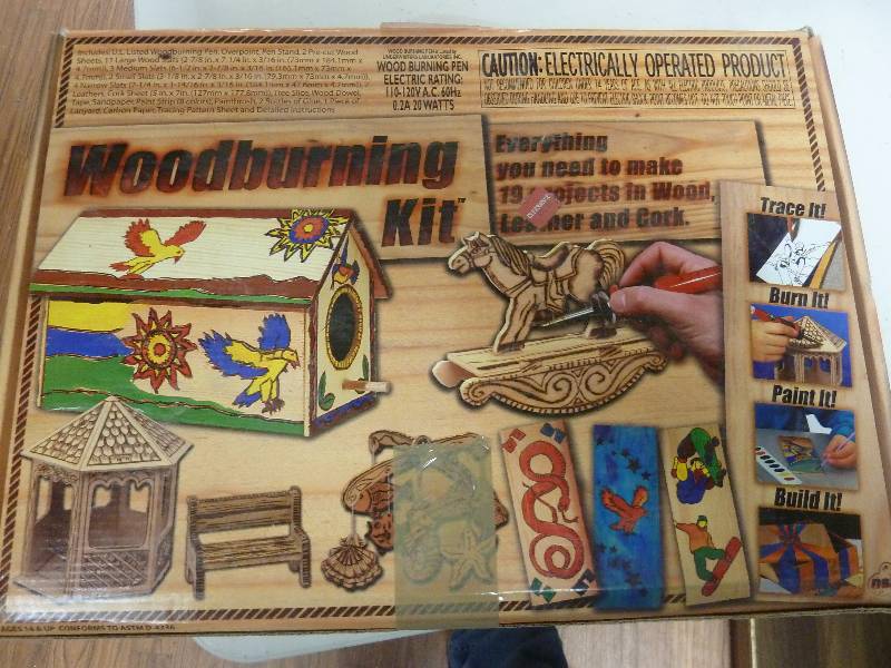 lot 354 image: New In Box Wood Burning Kit