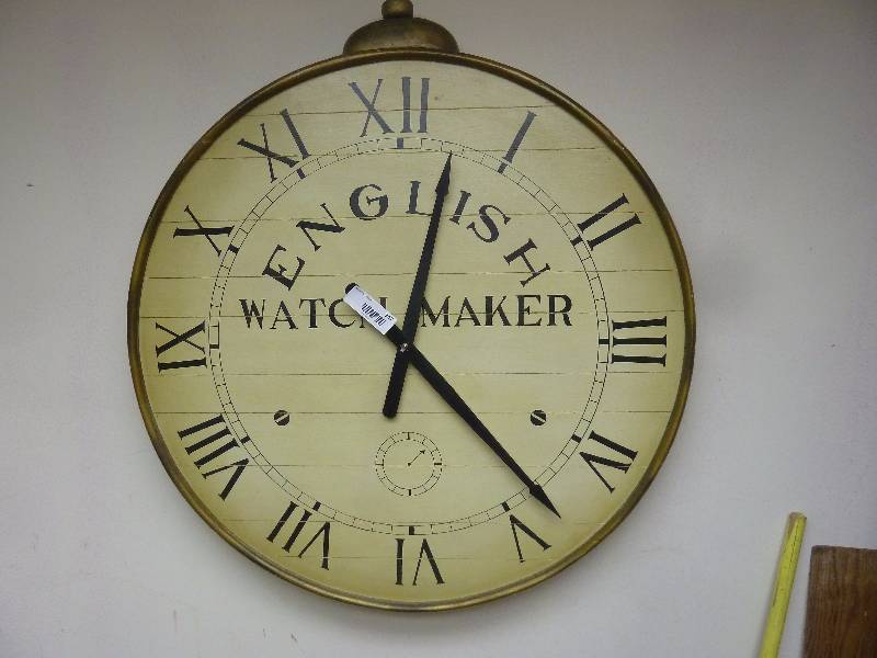 lot 347 image: Large Wall Clock