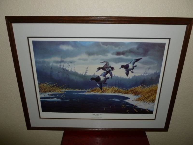 lot 2 image: Les Kouba Print