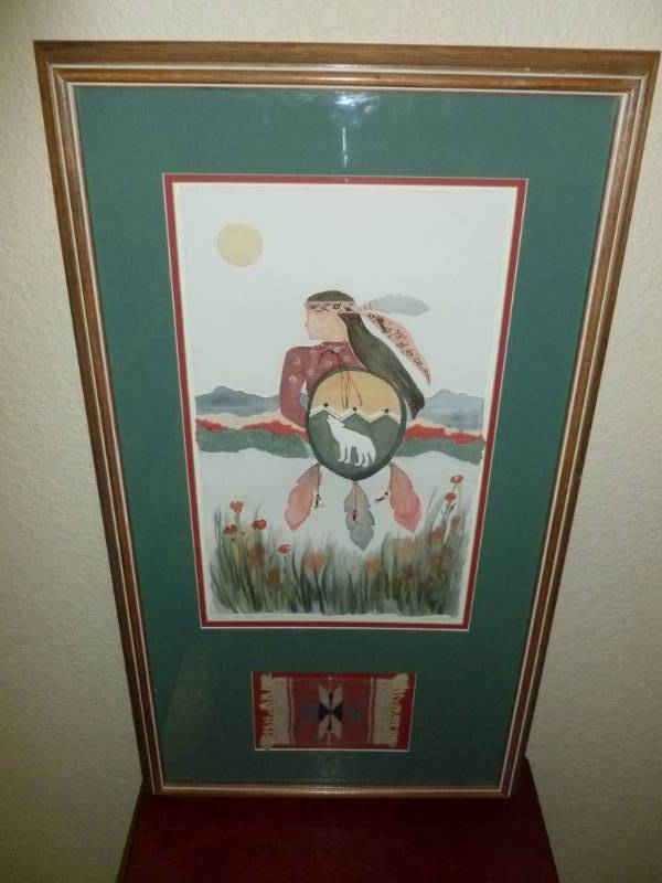 lot 6 image: Sha Boudin Watercolor
