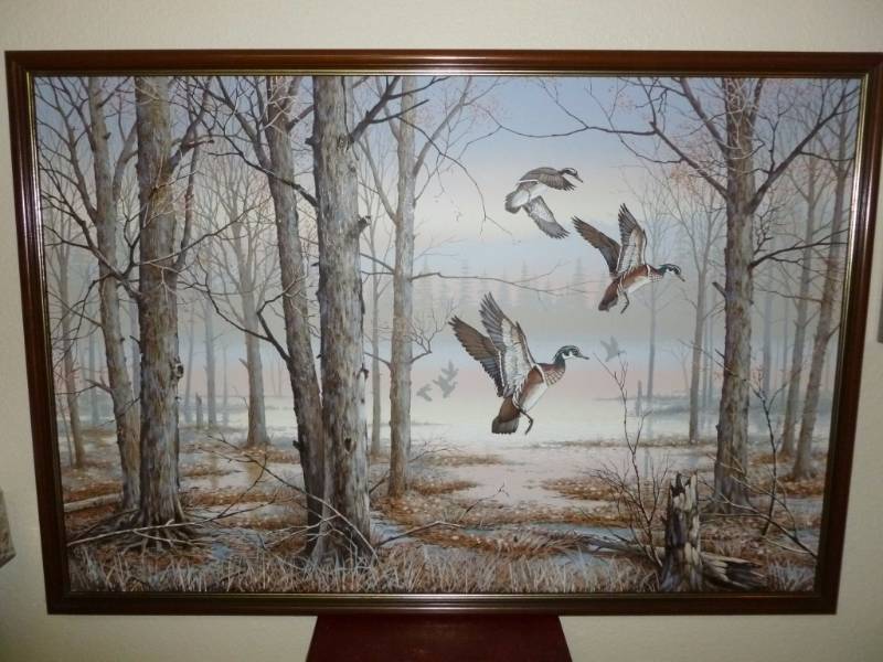 lot 62 image: Original Oil On Canvas