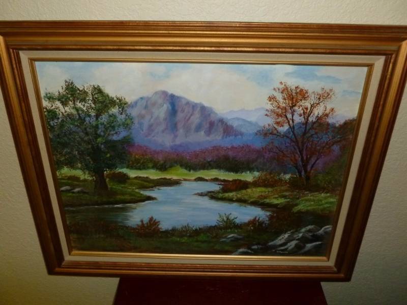 lot 102 image: Original Oil On Board