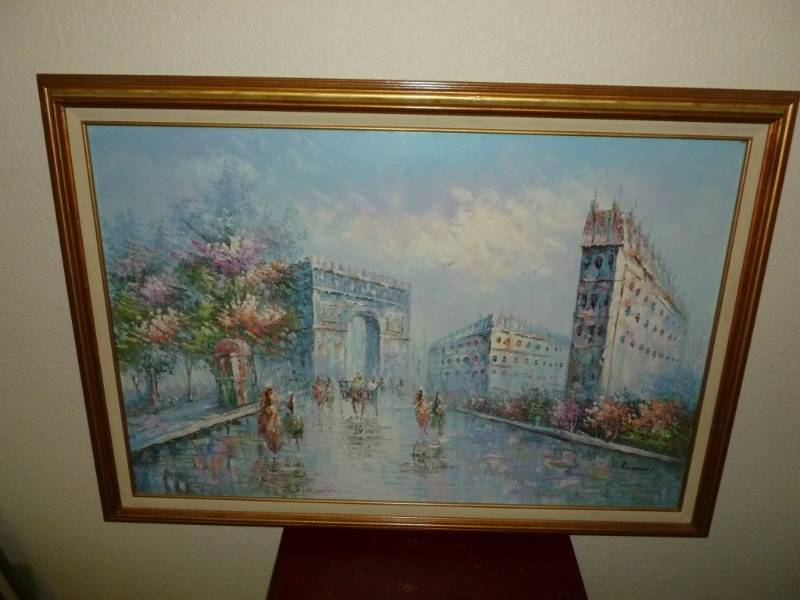lot 103 image: Original Oil On Canvas