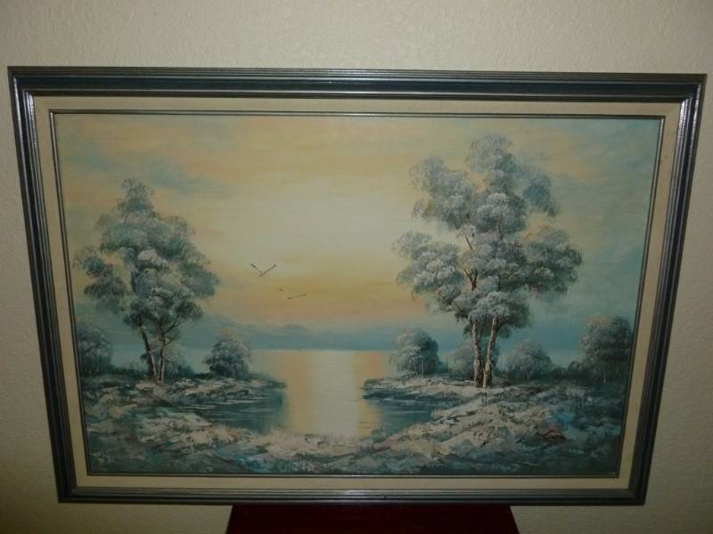 lot 104 image: Original Oil On Canvas