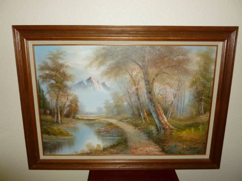 lot 105 image: Original Oil On Canvas