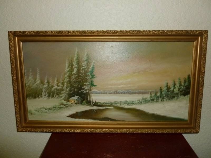 lot 108 image: Original Oil On Board