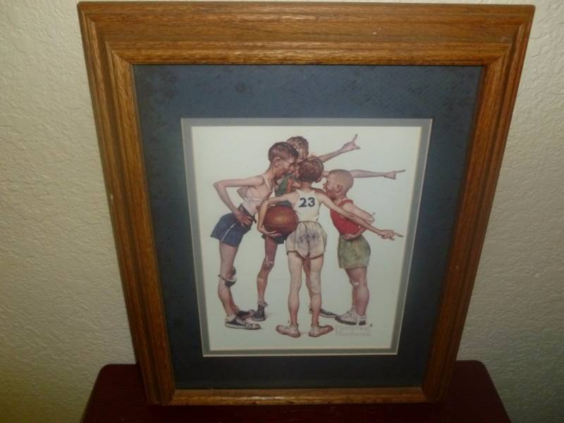 lot 198 image: Norman Rockwell Print
