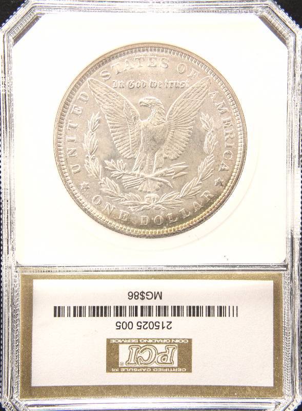 1886 MORGAN SILVER DOLLAR MS64 PCI