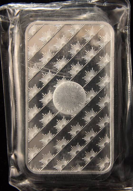 5 TROY Oz. .999 FINE SILVER BAR SUNSHINE MINTING SEALED