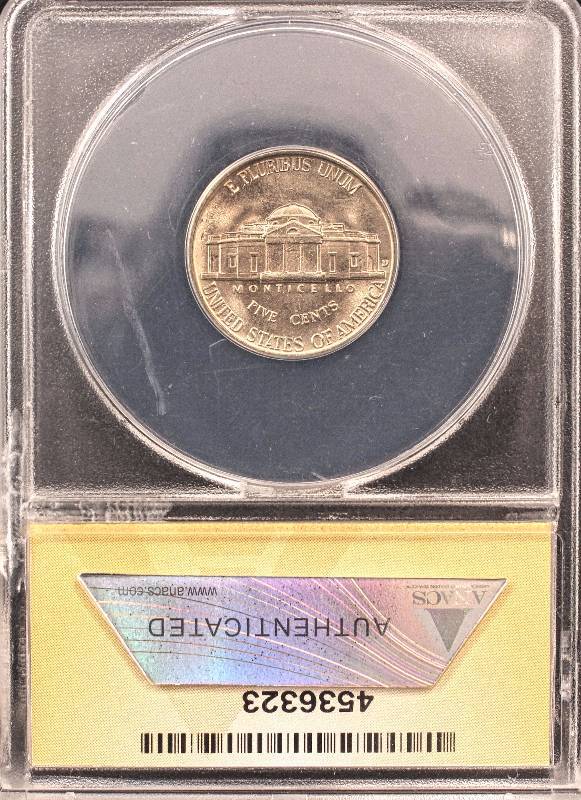 1938-D JEFFERSON NICKEL MS65 ANACS