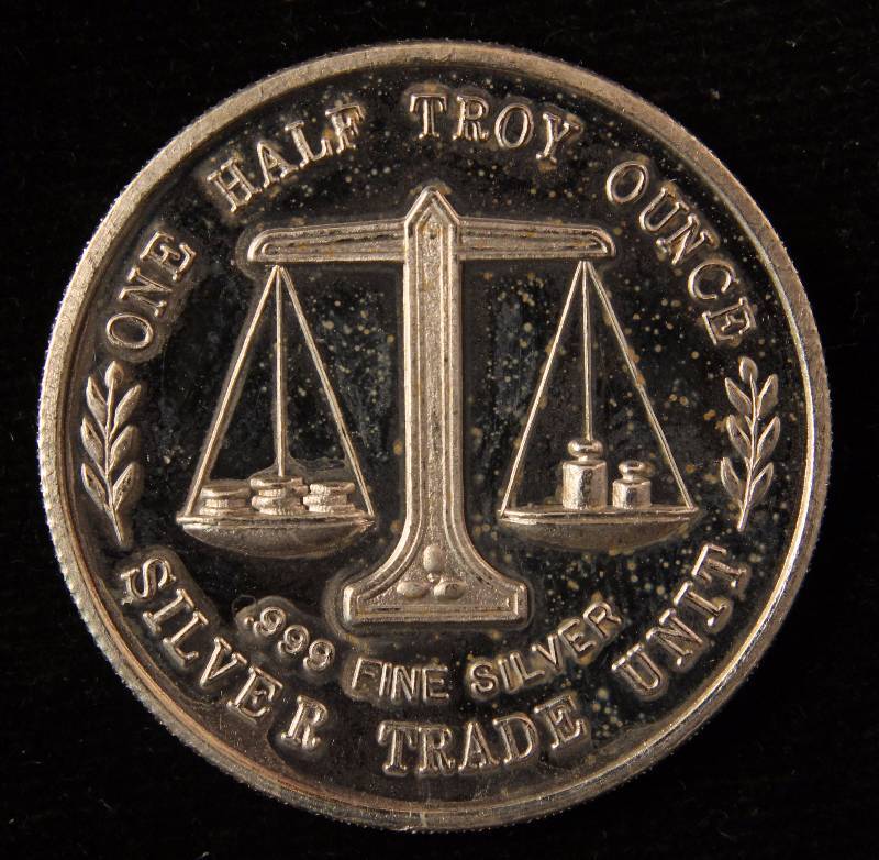 12 TROY OZ. .999 FINE SILVER JESSE HELMS SILVER TRADE UNIT