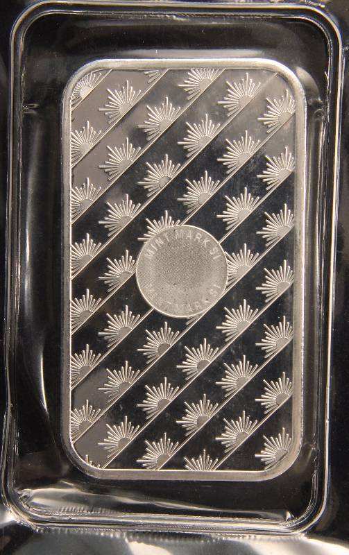1 TROY OZ. .999 FINE SILVER BAR SUNSHINE MINTING SEALED