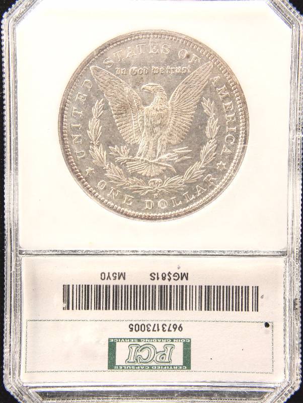1881-S MORGAN SILVER DOLLAR MS64 PCI