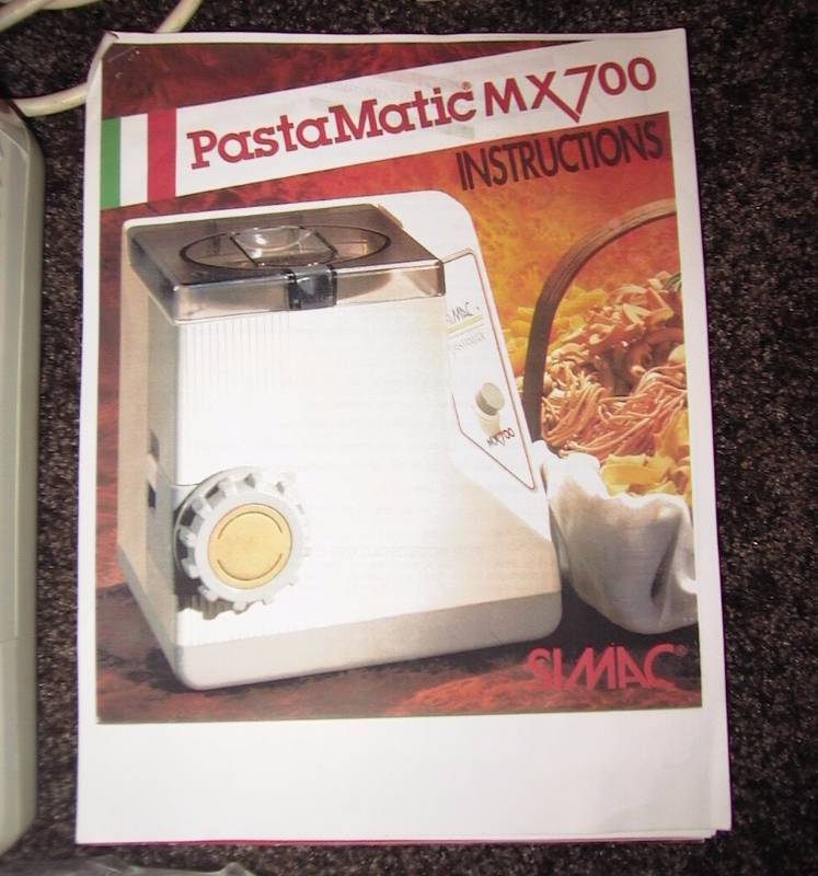 lot 18 image: Simac pasta matix MX700