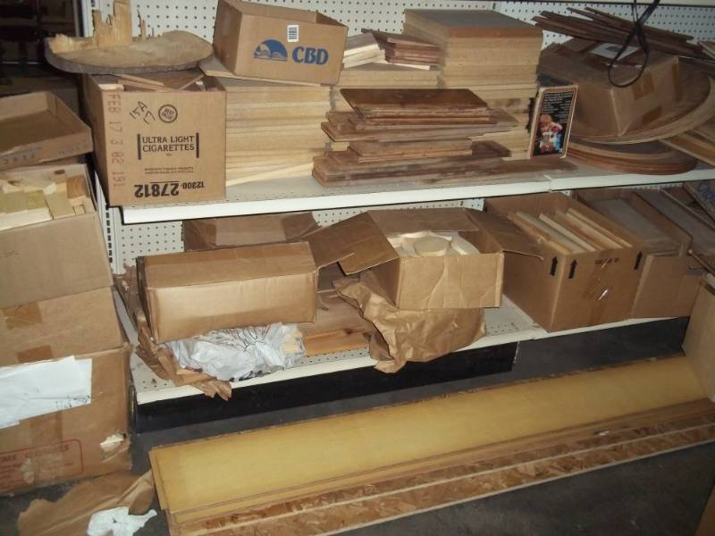 Large Lot of Assorted Wood Pieces