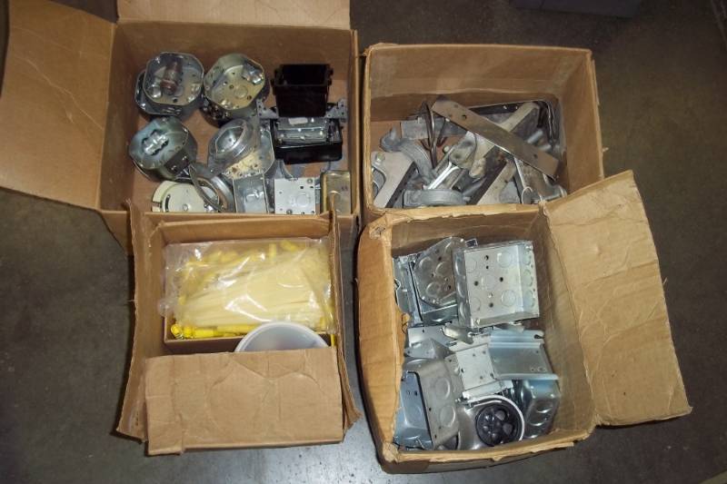 Assorted Electrical Supplies and Hardware