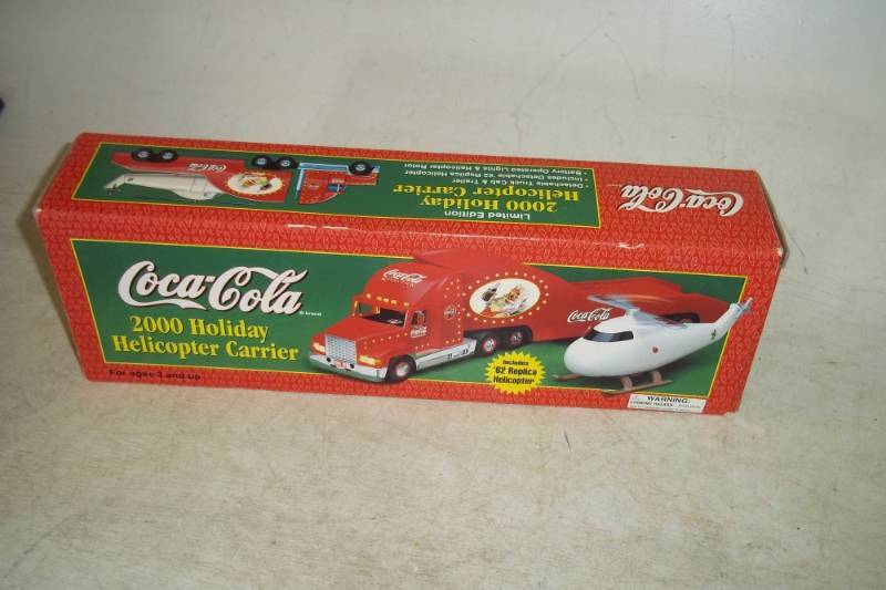 Coca Cola holiday Helicopter Carrier