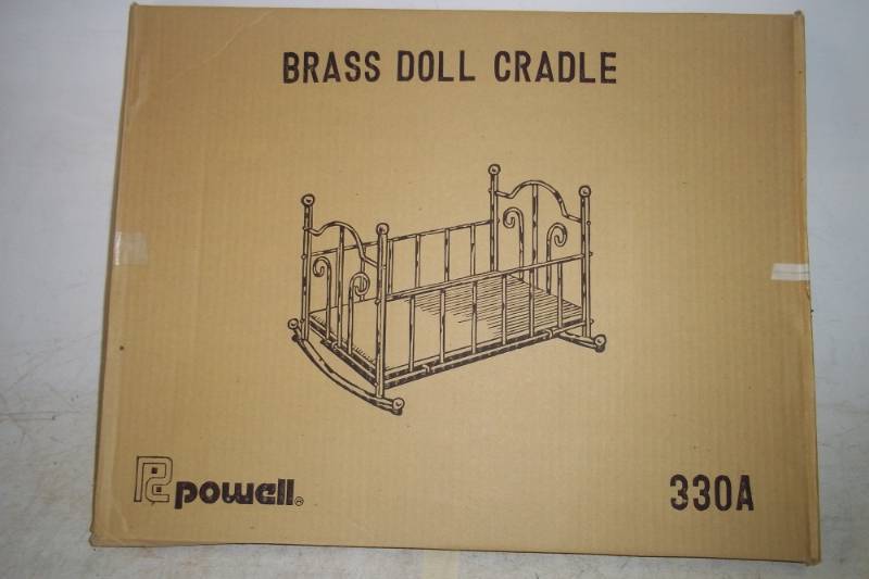 Brass Doll Cradle