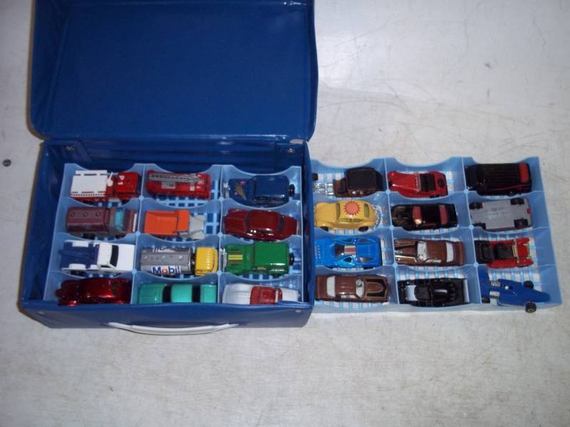 Matchbox Cars with Case