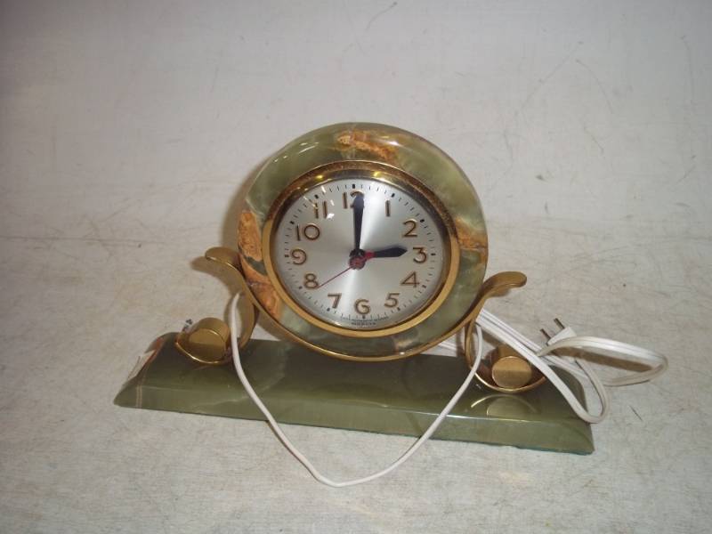 Vintage Marble Clock