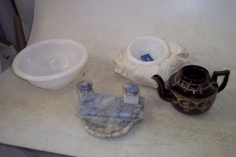 Marble and Glassware
