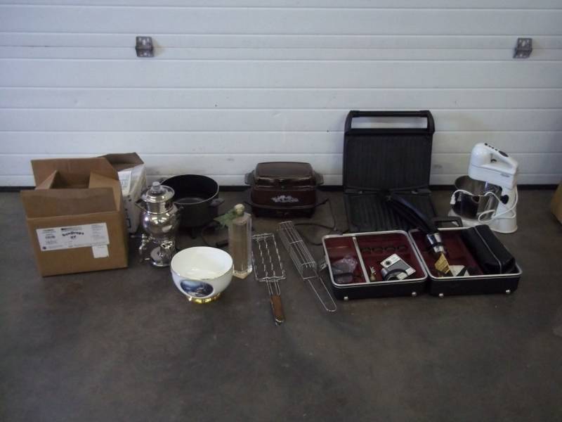 Canning jars,George foreman Grill,travel bar, coffee warmer, mixer, cooker