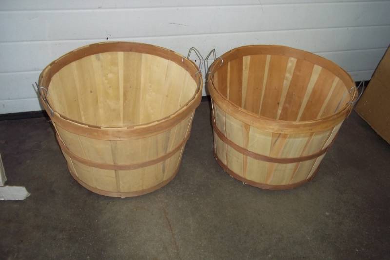 Two Bushel baskets