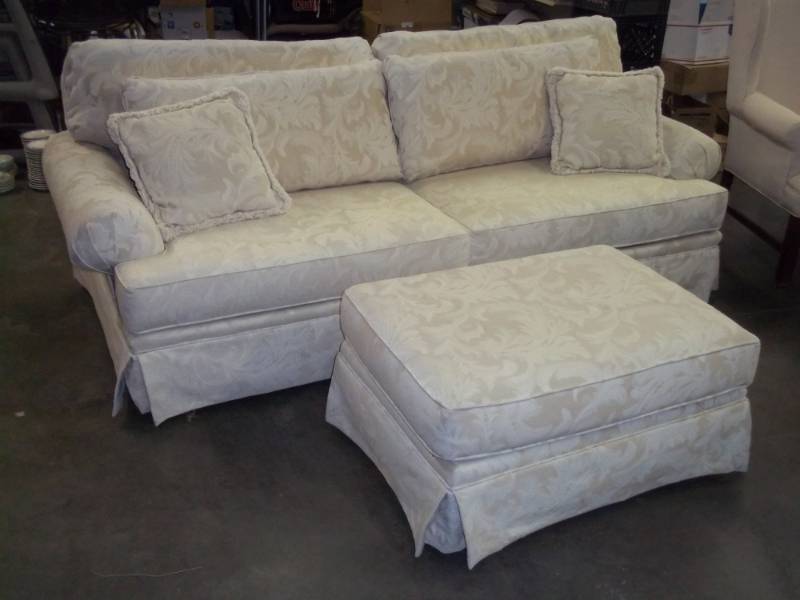 Couch and ottoman