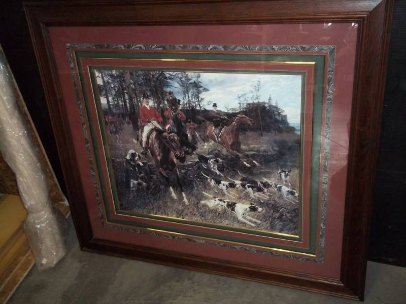 42 x 37 The Morning Hunt Framed Print