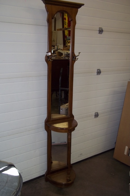 Mirrored coat rack 79 x 15