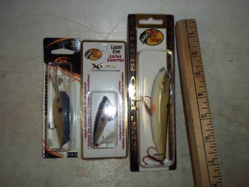 3 Assorted fishing Lures