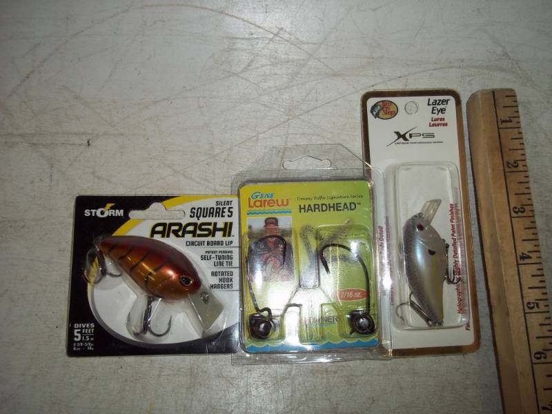 3 Assorted fishing Lures