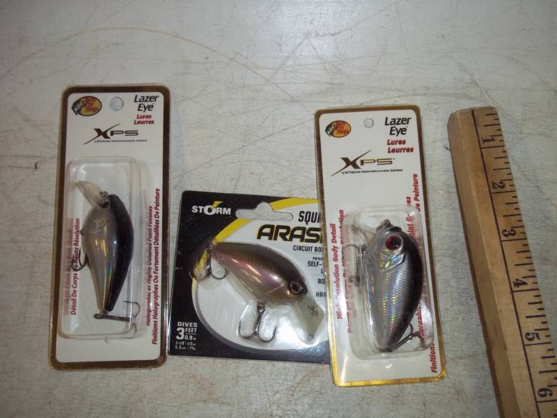 3 Assorted fishing Lures