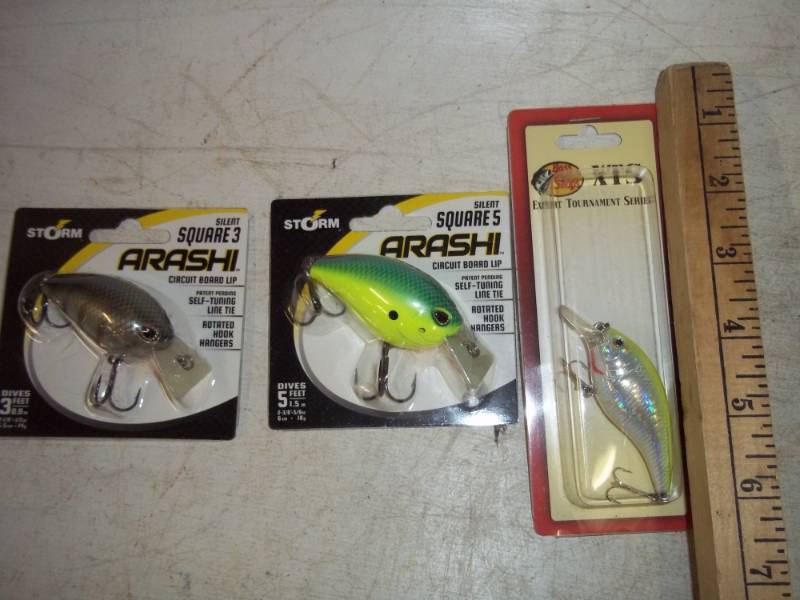 3 Assorted fishing Lures