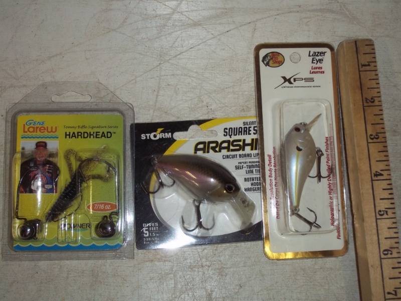 3 Assorted fishing Lures