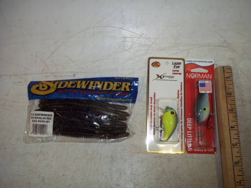 3 Assorted fishing Lures
