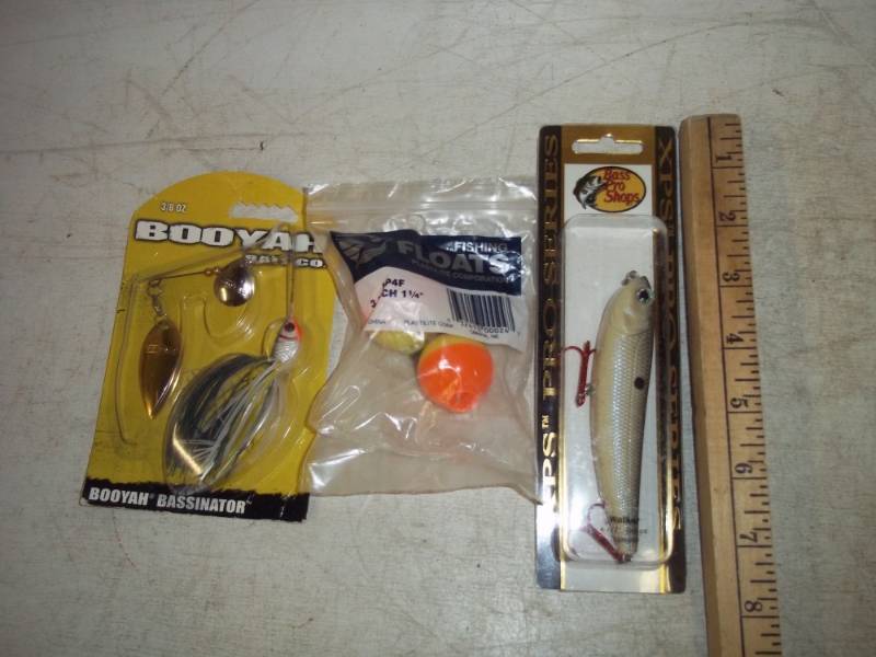 3 Assorted fishing Lures