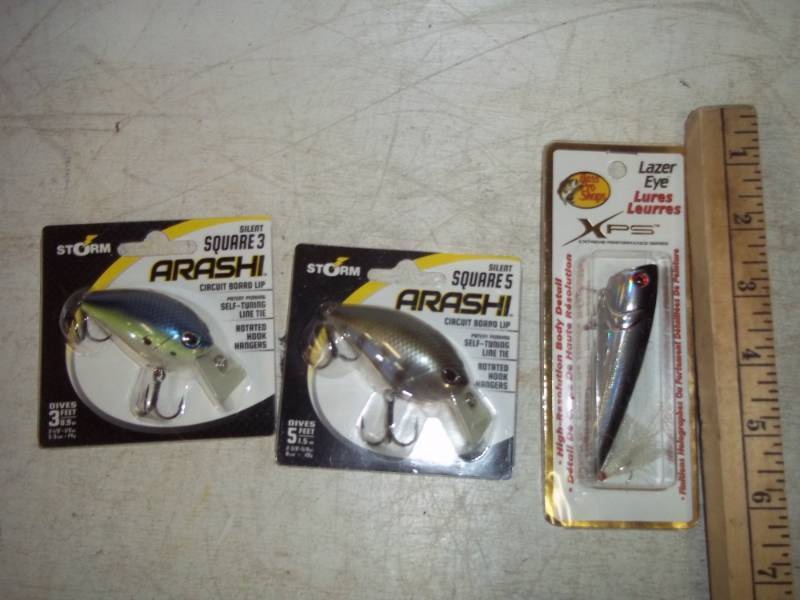 3 Assorted fishing Lures