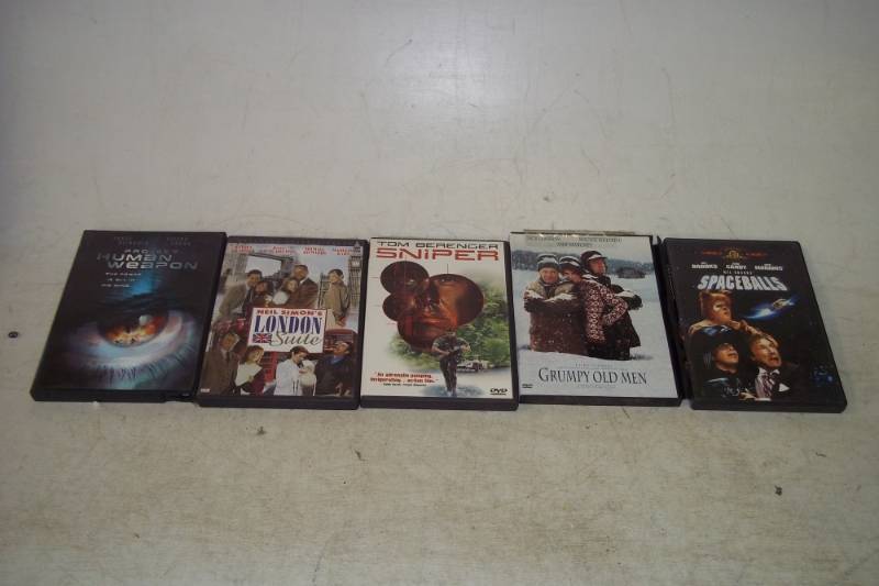 Five DVD Movies