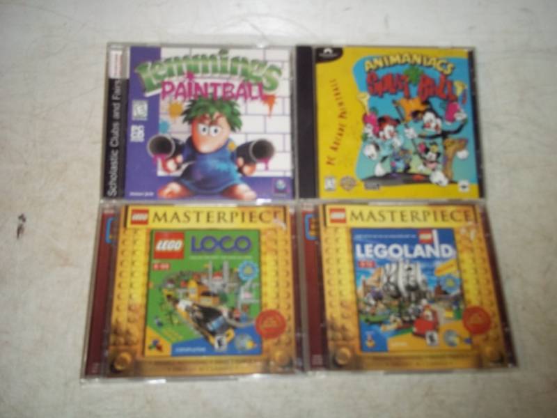 2 Lego games& 2 Paint Ball games for pc