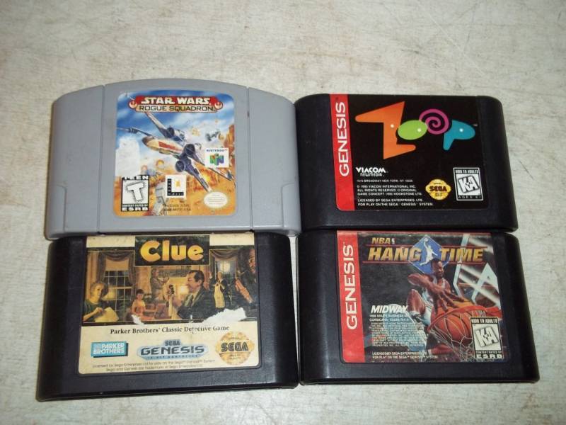 3 Genisis and One Nintendo Games